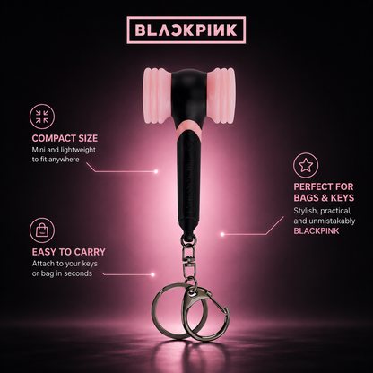 BLACKPINK DEADLINE Light Stick Keyring Special Edition by Steekee Korea 5028