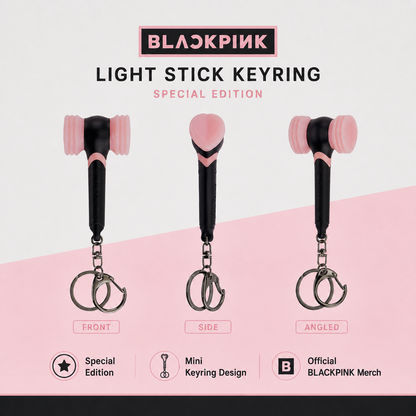 BLACKPINK DEADLINE Light Stick Keyring Special Edition by Steekee Korea 5028