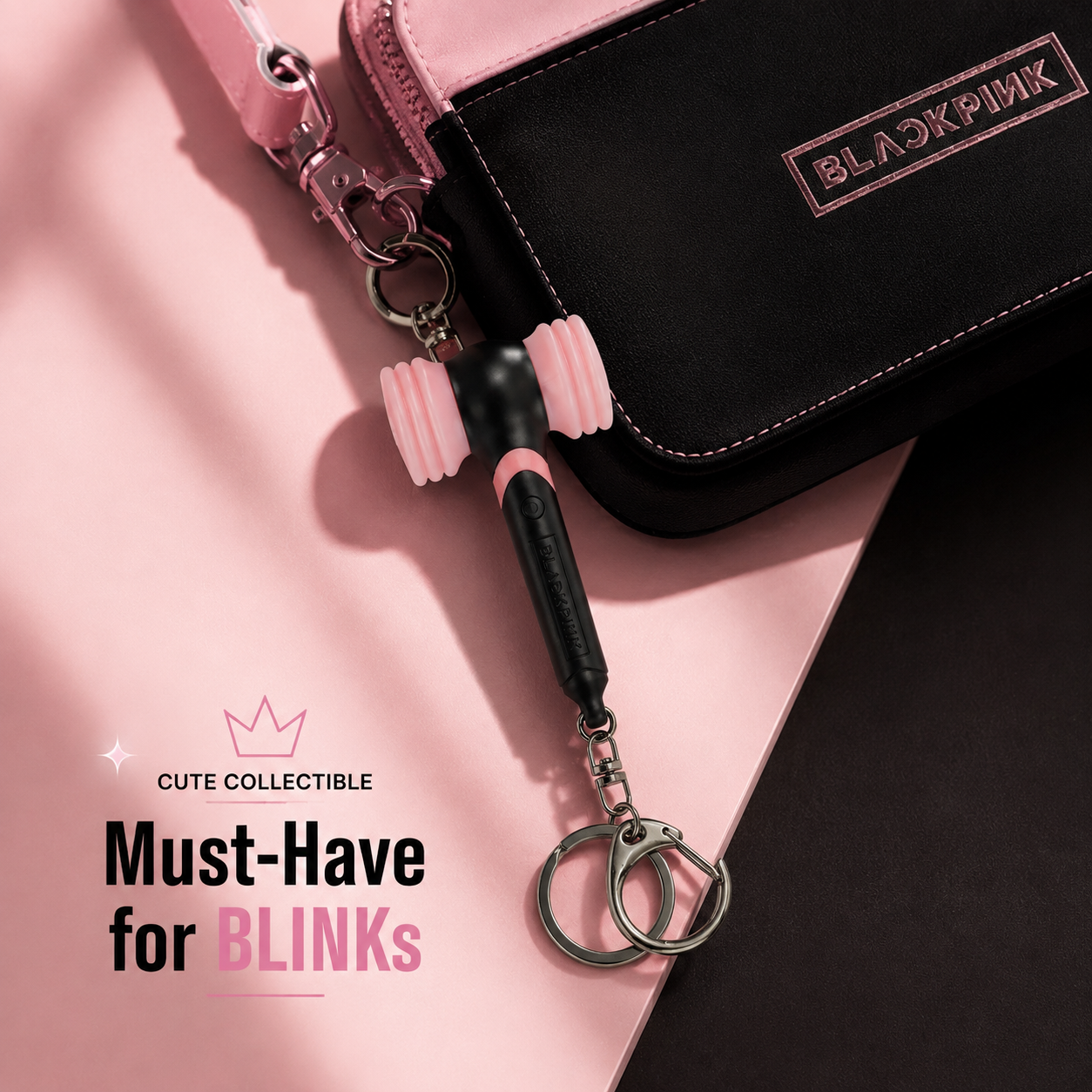 BLACKPINK DEADLINE Light Stick Keyring Special Edition by Steekee Korea 5028