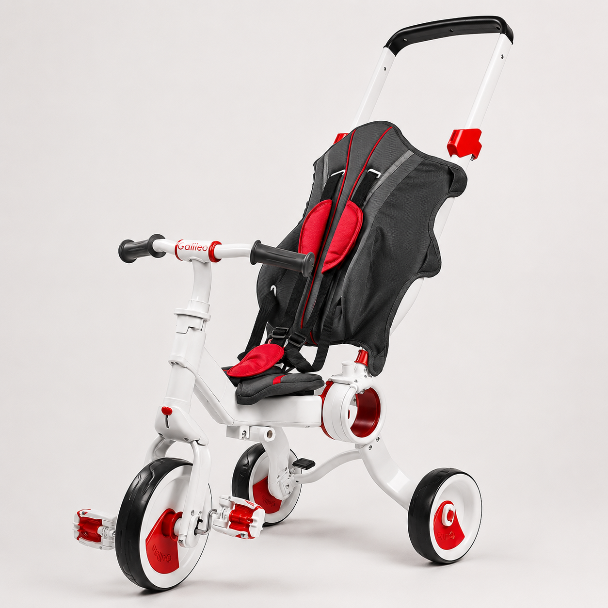 Galileo 4-in-1 Strollcycle Foldable Baby Kids Stroller Tricycle