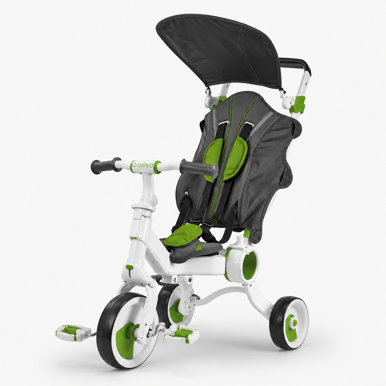 Galileo 4-in-1 Strollcycle Foldable Baby Kids Stroller Tricycle