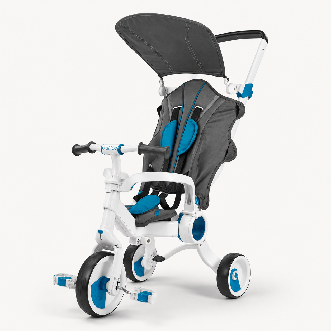 Galileo 4-in-1 Strollcycle Foldable Baby Kids Stroller Tricycle