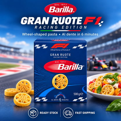 Barilla Gran Ruote Racing Edition F1 Limited Special Edition Italian Wheels Pasta 500g