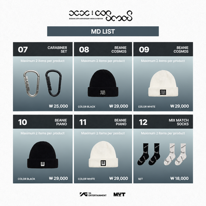 [PRE-ORDER] BIGBANG 20th Anniversary Media Exhibition <xx: cosmos> Official MD