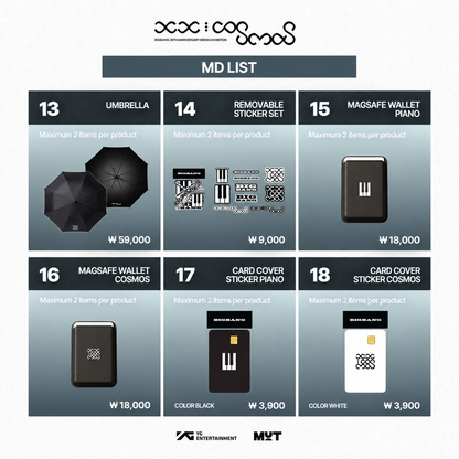 [PRE-ORDER] BIGBANG 20th Anniversary Media Exhibition <xx: cosmos> Official MD