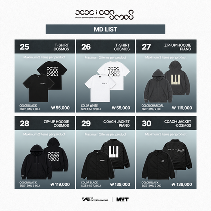 [PRE-ORDER] BIGBANG 20th Anniversary Media Exhibition <xx: cosmos> Official MD