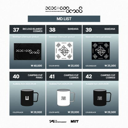 [PRE-ORDER] BIGBANG 20th Anniversary Media Exhibition <xx: cosmos> Official MD