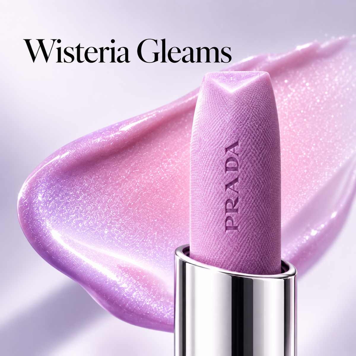 Prada U003 Wisteria Gleams Luminizing Lilac Hydrating Lip Balm 3.8g