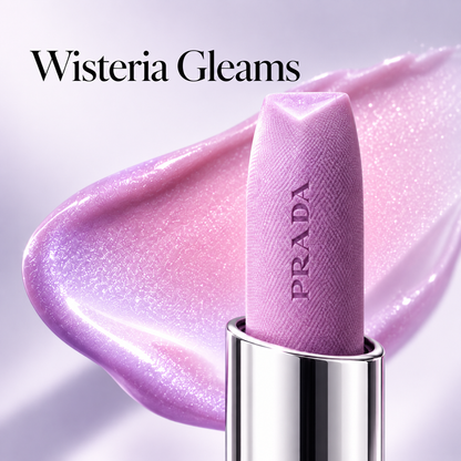 Prada U003 Wisteria Gleams Luminizing Lilac Hydrating Lip Balm 3.8g