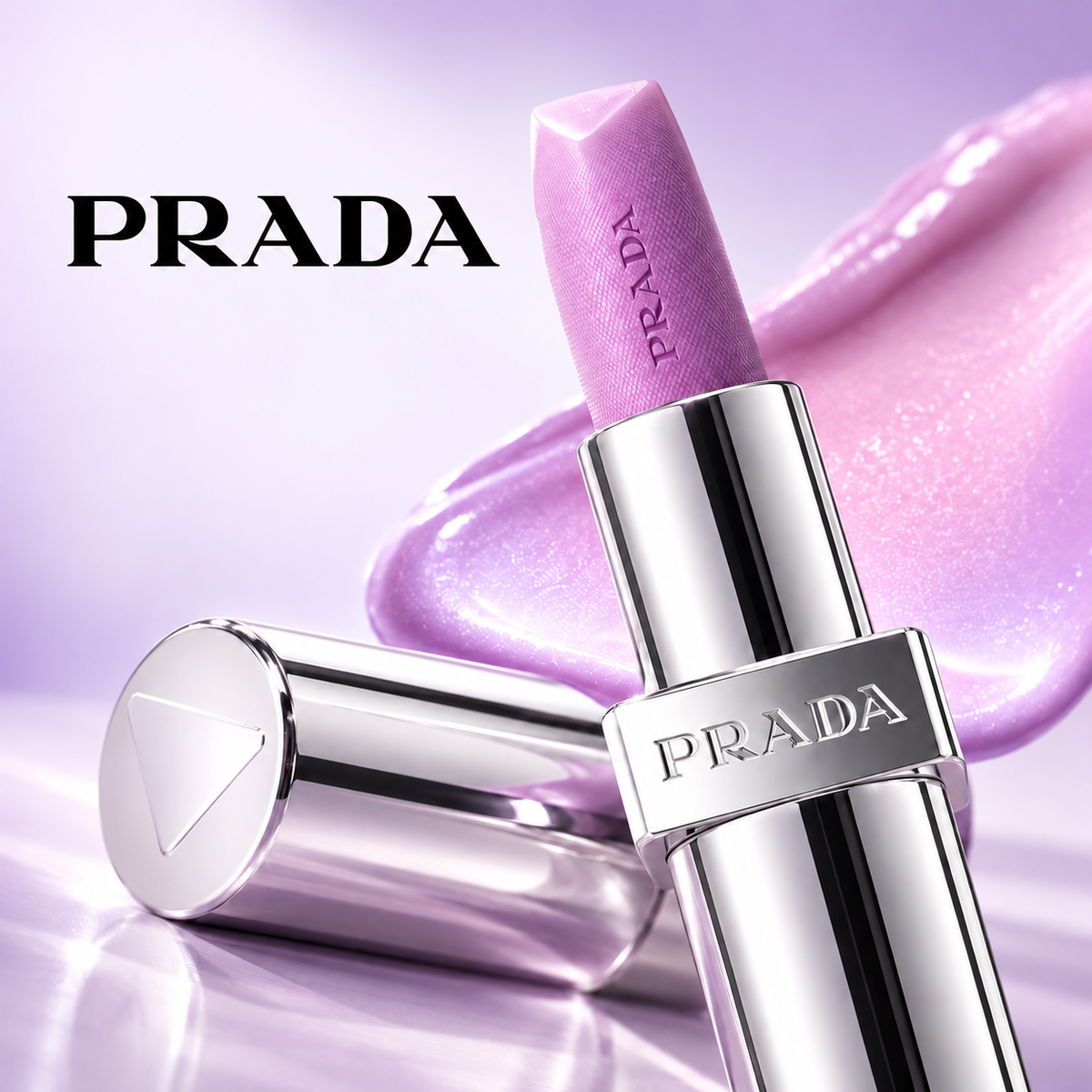 Prada U003 Wisteria Gleams Luminizing Lilac Hydrating Lip Balm 3.8g