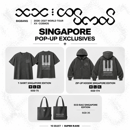 [PRE-ORDER] BIGBANG 2026–2027 WORLD TOUR <XX : COSMOS> Singapore Pop-Up Official Merchandise