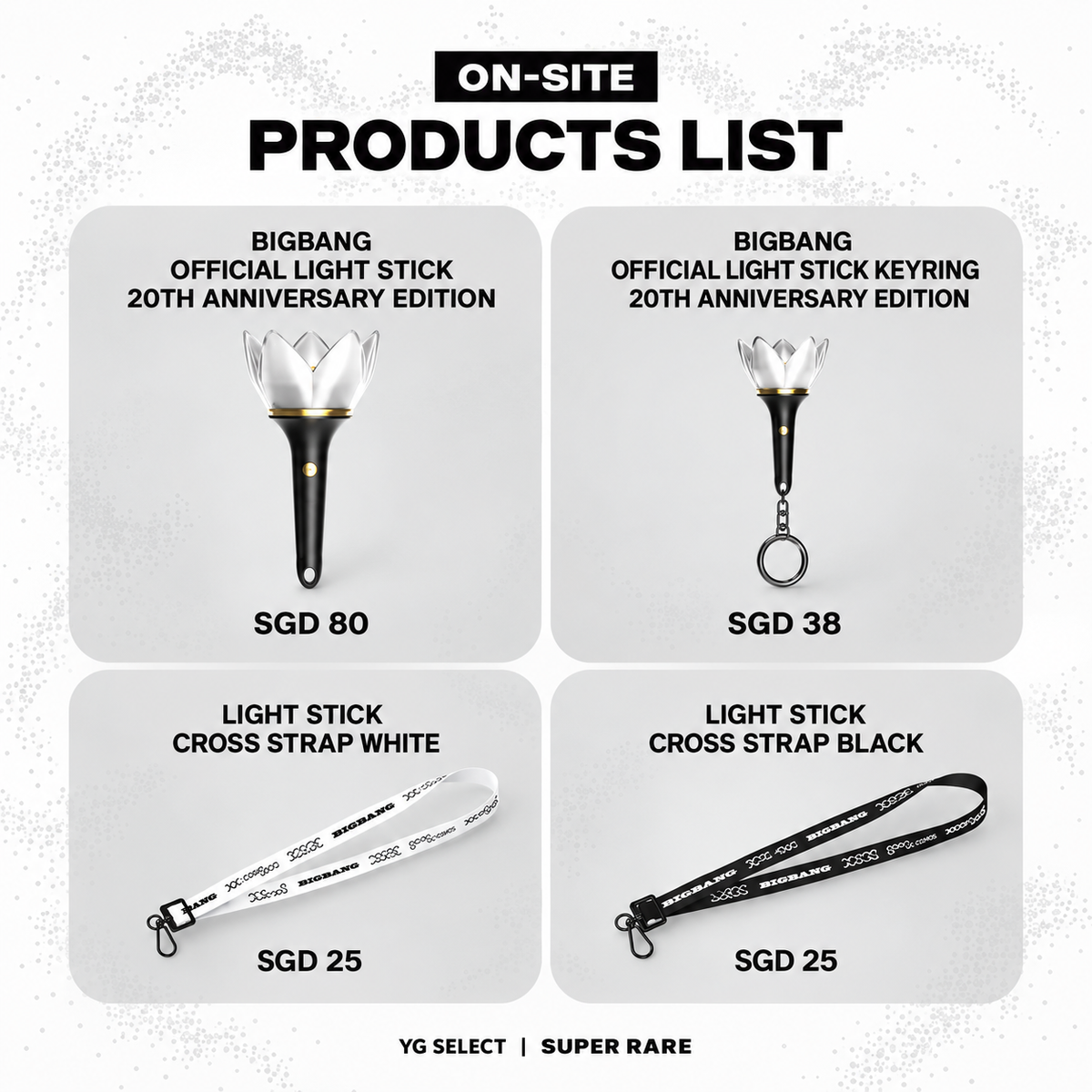 [PRE-ORDER] BIGBANG 2026–2027 WORLD TOUR <XX : COSMOS> Singapore Pop-Up Official Merchandise