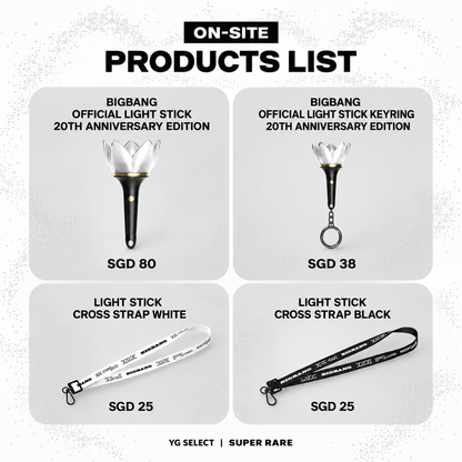 [PRE-ORDER] BIGBANG 2026–2027 WORLD TOUR <XX : COSMOS> Singapore Pop-Up Official Merchandise
