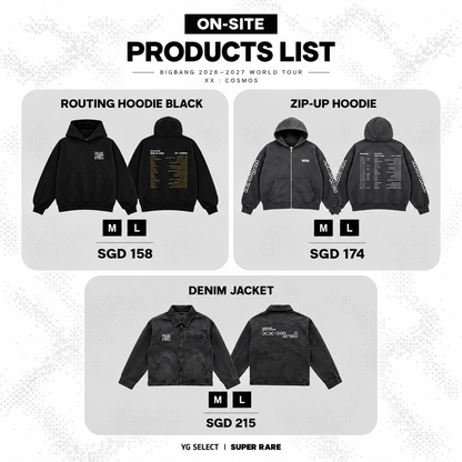 [PRE-ORDER] BIGBANG 2026–2027 WORLD TOUR <XX : COSMOS> Singapore Pop-Up Official Merchandise