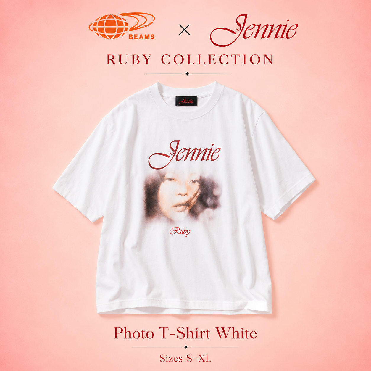 BEAMS X JENNIE Ruby Collection T-Shirts & Camisoles