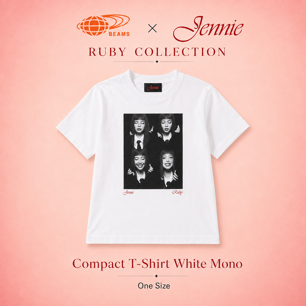 BEAMS X JENNIE Ruby Collection T-Shirts & Camisoles
