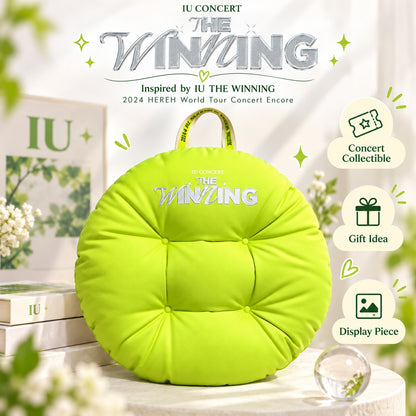 IU The Winning Sangam Seoul Concert Red Green Round Cushion Idols Collectibles by Steekee Korea 2707
