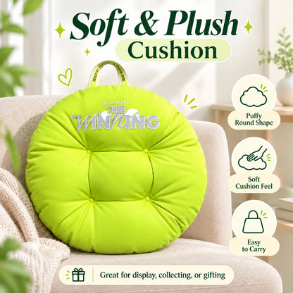 IU The Winning Sangam Seoul Concert Red Green Round Cushion Idols Collectibles by Steekee Korea 2707