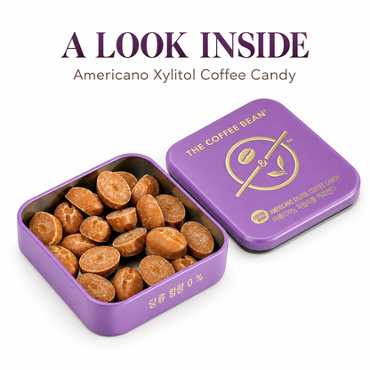 THE COFFEE BEAN Americano Xylitol Coffee Candy Sugar Free Snack 32g