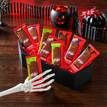 KITKAT Halloween Count Milk Chocolate Wafer Candy Snack 268g Snack Size Individually Wrapped