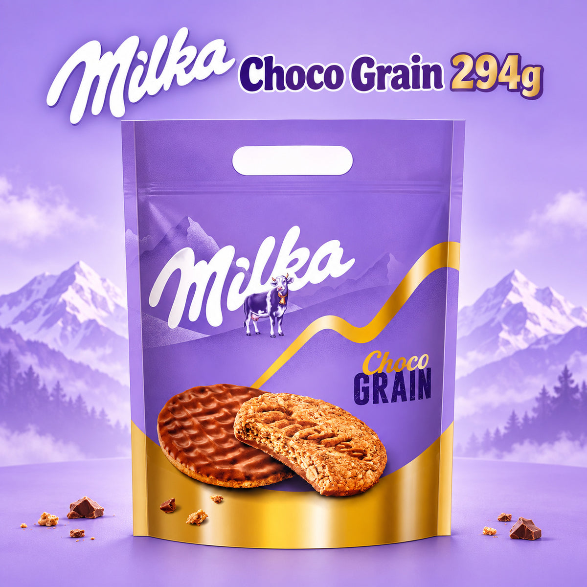Milka Travel Exclusive Choco Grain 294g Choco Wafer 300g Chocolate Snack Sharing Pouch