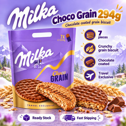 Milka Travel Exclusive Choco Grain 294g Choco Wafer 300g Chocolate Snack Sharing Pouch