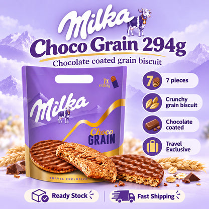 Milka Travel Exclusive Choco Grain 294g Choco Wafer 300g Chocolate Snack Sharing Pouch