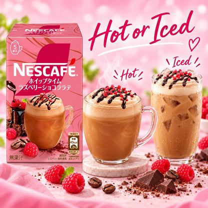 NESCAFÉ Japan Whip Time Raspberry Chocolate Latte 5 Sticks 50.5g