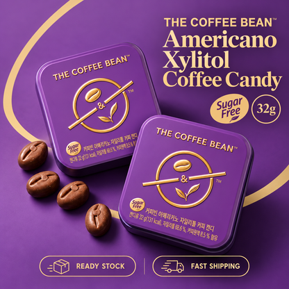THE COFFEE BEAN Americano Xylitol Coffee Candy Sugar Free Snack 32g
