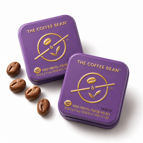 THE COFFEE BEAN Americano Xylitol Coffee Candy Sugar Free Snack 32g