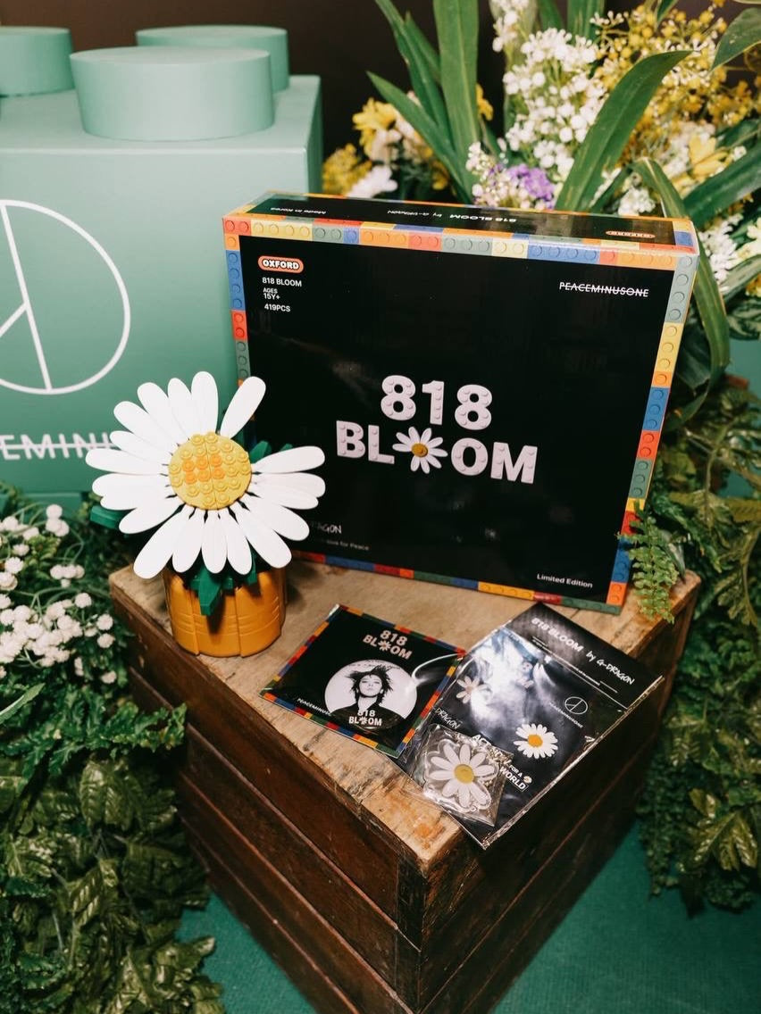 OXFORD X PEACEMINUSONE 818 BLOOM G-Dragon 限量版积木花 闪奇韩国5034