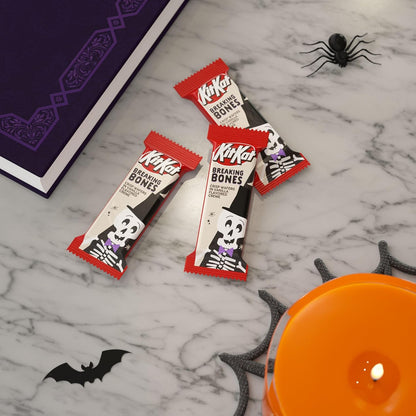Nestle KitKat Halloween Wafers Ghost Toast and Breaking Bones Creamy Chocolate Candy