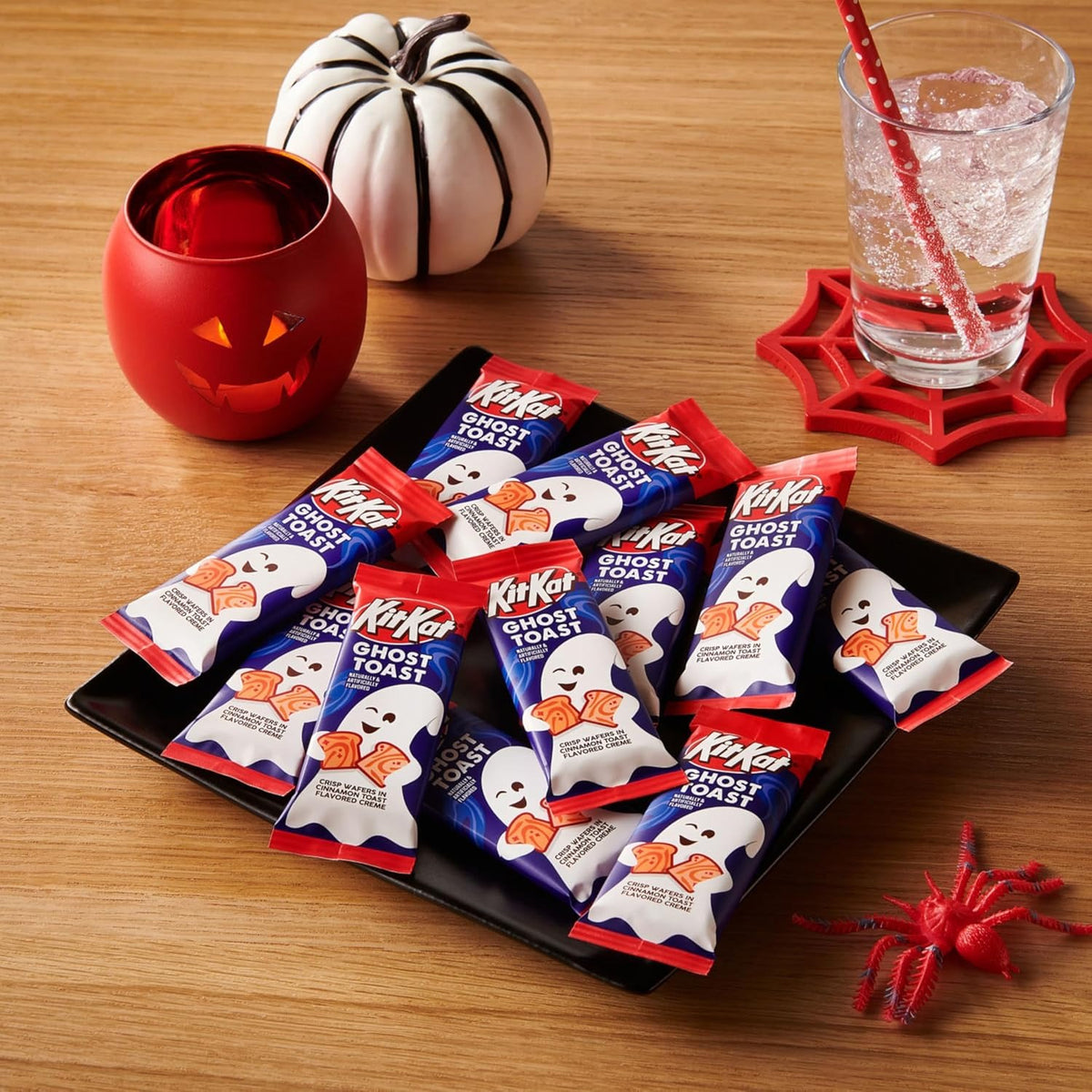 Nestle KitKat Halloween Wafers Ghost Toast and Breaking Bones Creamy Chocolate Candy