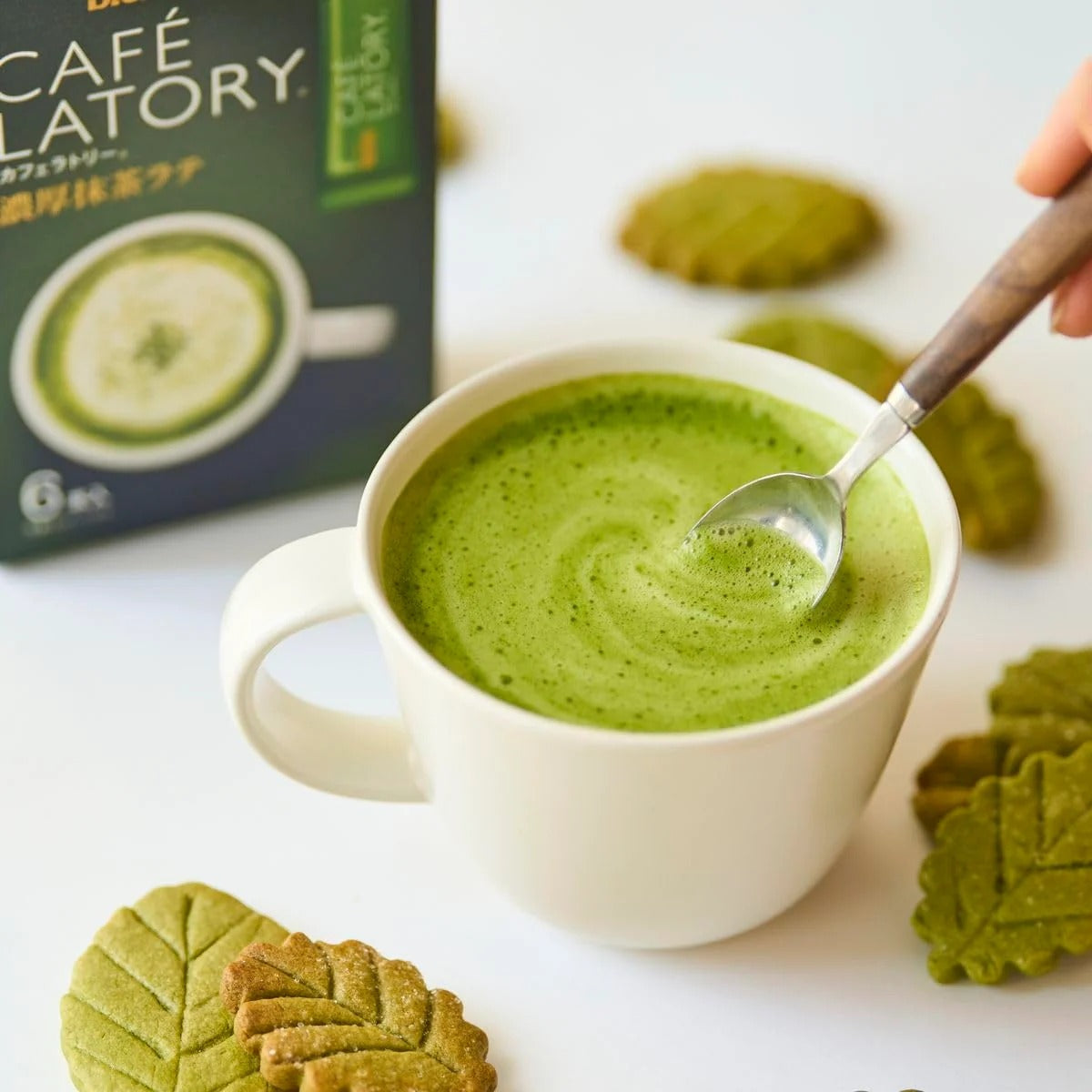 AGF Blendy Cafe Latory Rich Matcha Latte 6 Sticks 69g