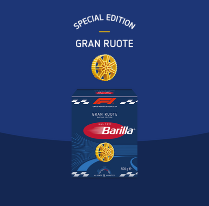 Barilla Gran Ruote Racing Edition F1 Limited Special Edition Italian Wheels Pasta 500g