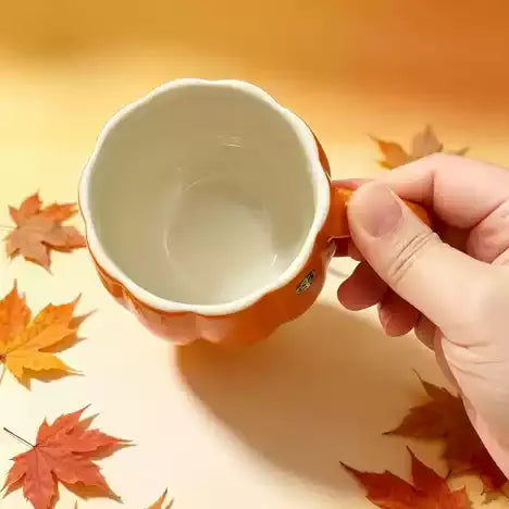 Starbucks Pumpkin Mug 250ml Orange Halloween Coffee Ceramic Cup with Handle Autumn Gift