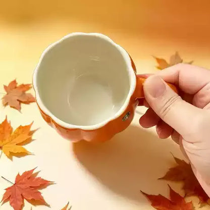 Starbucks Pumpkin Mug 250ml Orange Halloween Coffee Ceramic Cup with Handle Autumn Gift