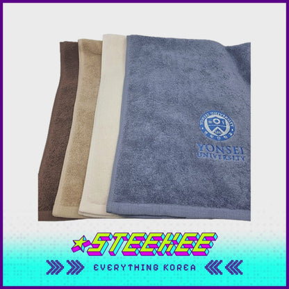 Yonsei University Premium Embroidered Towel by Steekee Korea 2519