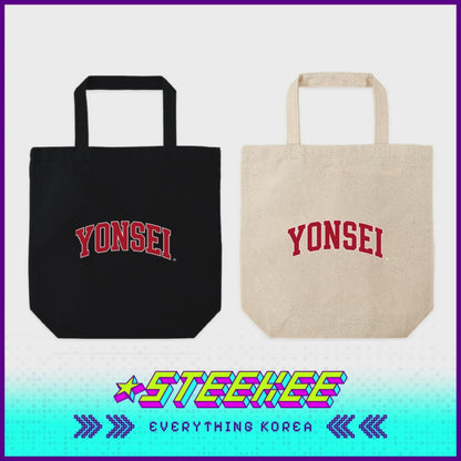 Yonsei University Everyday Canvas Tote Bag with Base by Steekee Korea 2513