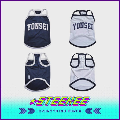 Yonsei University Pet Ice Cool Dog Tank Top by Steekee Korea 2504