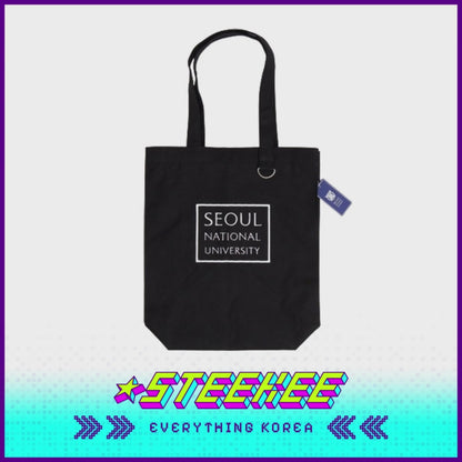 Seoul National University Embroidered Eco Bag Black by Steekee Korea 2525