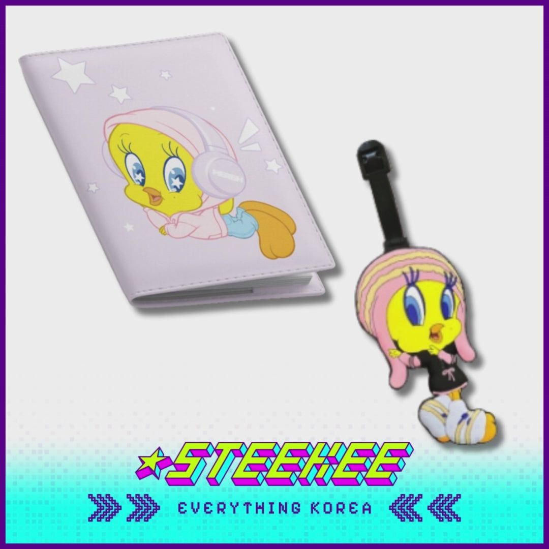 The Winning IU Official MD Tweety Travel Set Passport Cover
