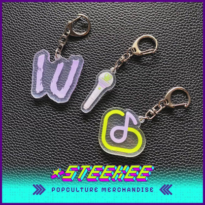 IU Merchandise Fan-made Acrylic Keyring by Steekee Korea 1928