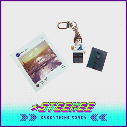 Korea Cass Beer Lego Keychain Merchandise Keyring by Steekee Korea 2487