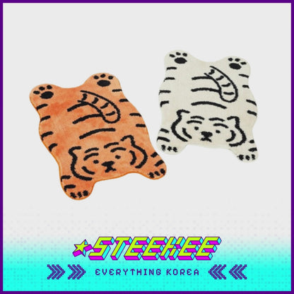 MUZIK TIGER Doughnut Tiger Rug Bedroom Bathroom Floor Mat Anti Slip by Steekee Korea 2567